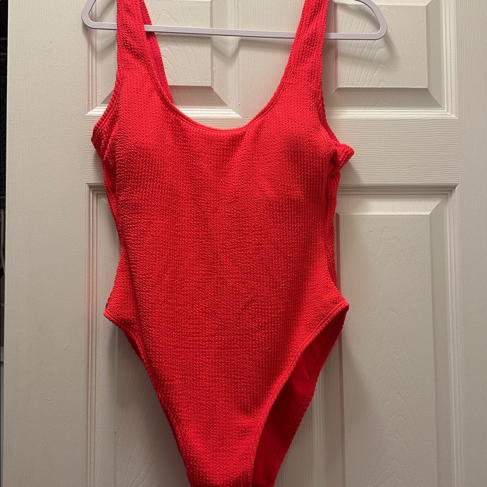 No Boundaries Red One Piece Swimsuit